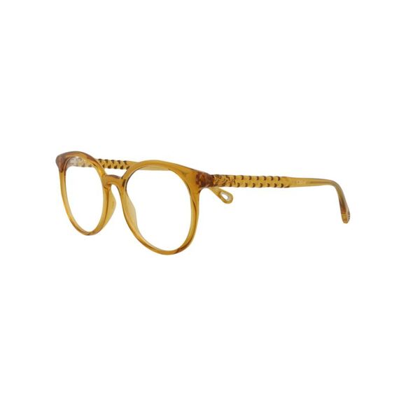 Chloé Round-Frame Bio Injection Optical Frames Yellow Womens - Picture 2 of 6